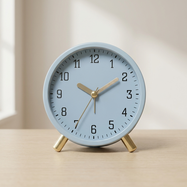 Modern quiet desk table clock