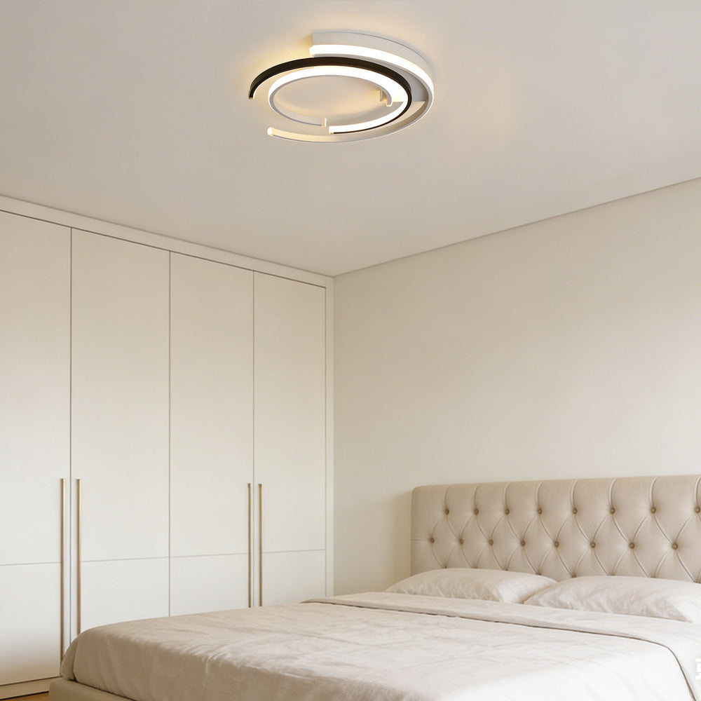Modern spiral minimalist LED ceiling lamp