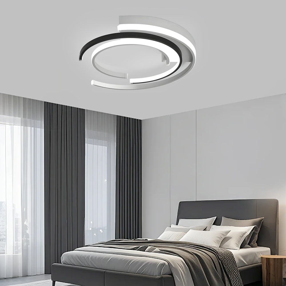 Modern spiral minimalist LED ceiling lamp