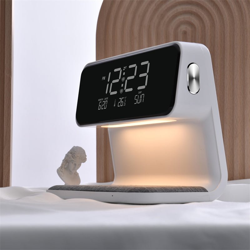 Modern LED alarm clock night lamp for the bedroom