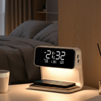 Modern LED alarm clock night lamp for the bedroom