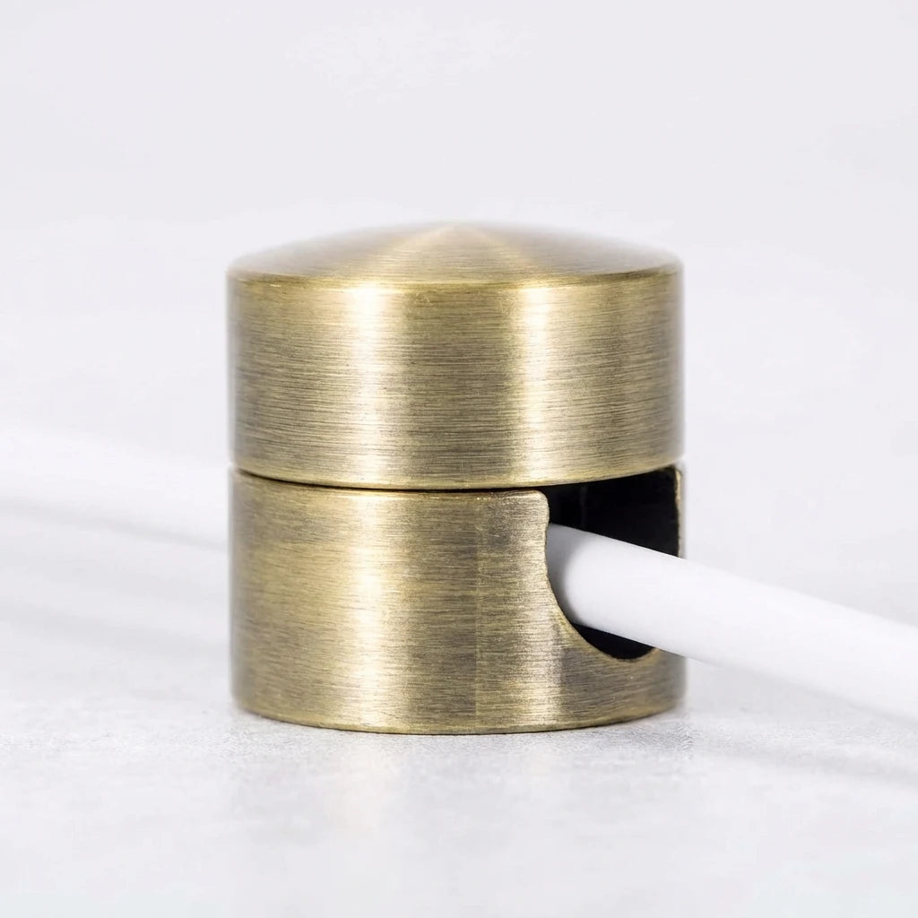 Modern desk cable organizer set of three holders