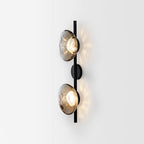 Modern two-point round vertical wall sconce | Sconce for the living room