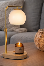 Lampa stołowa vintage podgrzewacz świec