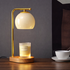 Lampa stołowa vintage podgrzewacz świec