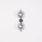 Modern two-point round vertical wall sconce | Sconce for the living room