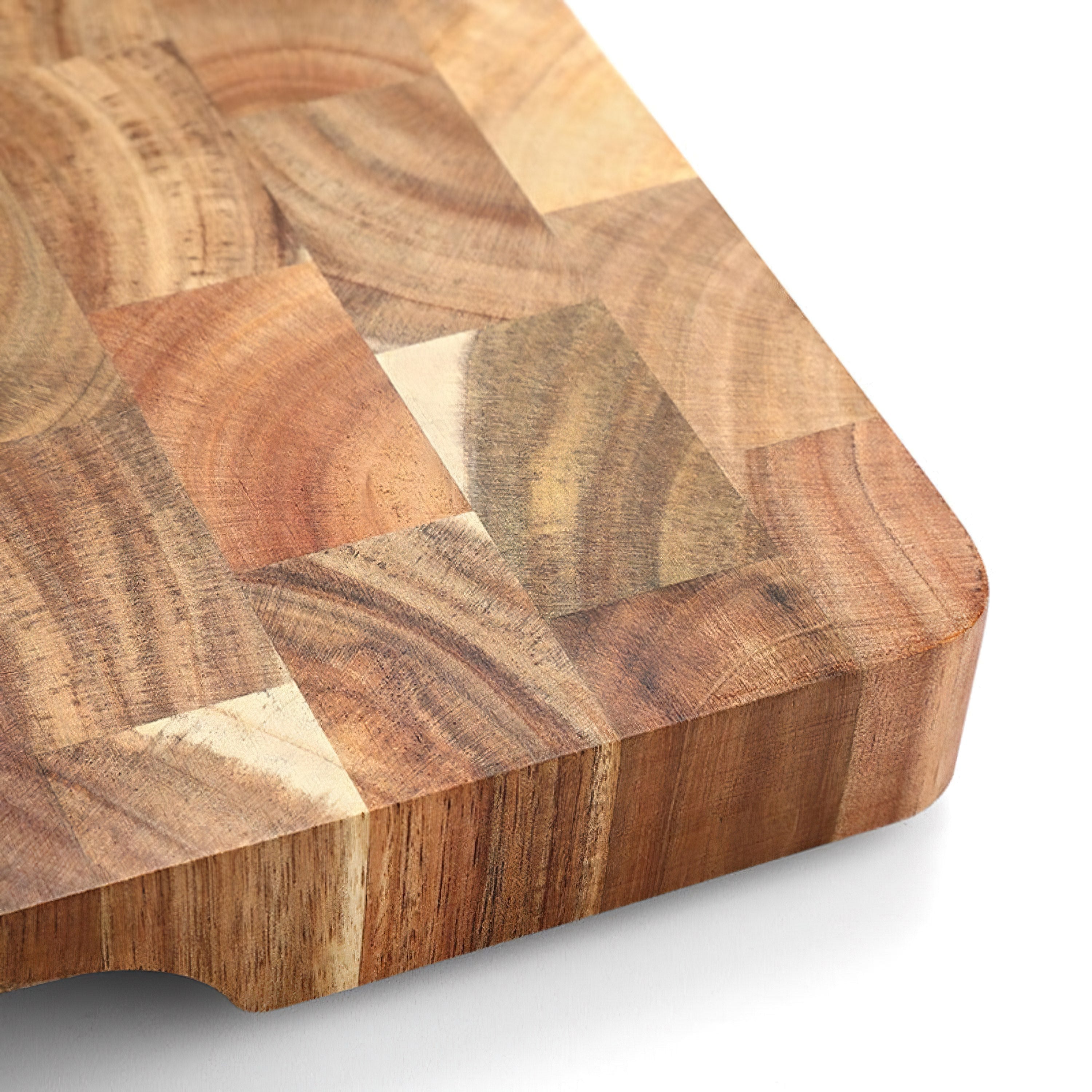 Butcher block kitchen cutting board
