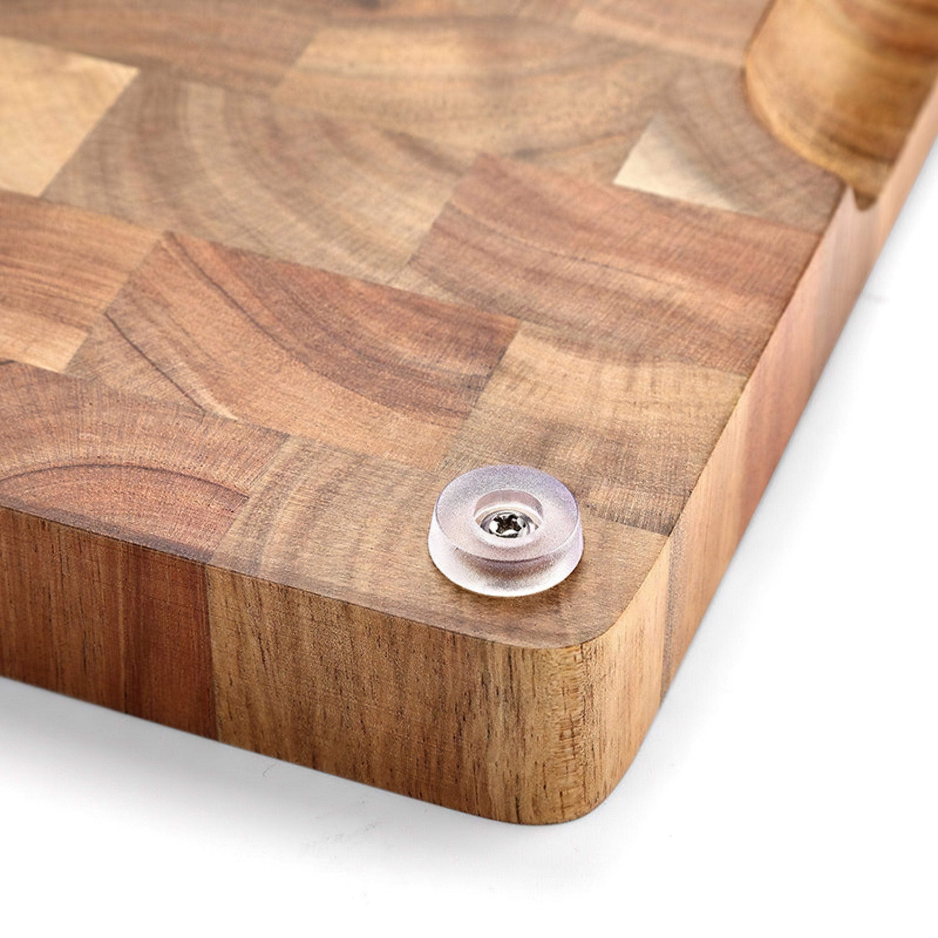 Butcher block kitchen cutting board