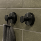 Modern self-adhesive wall hook for bathrooms, no drilling required