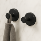 Modern self-adhesive wall hook for bathrooms, no drilling required