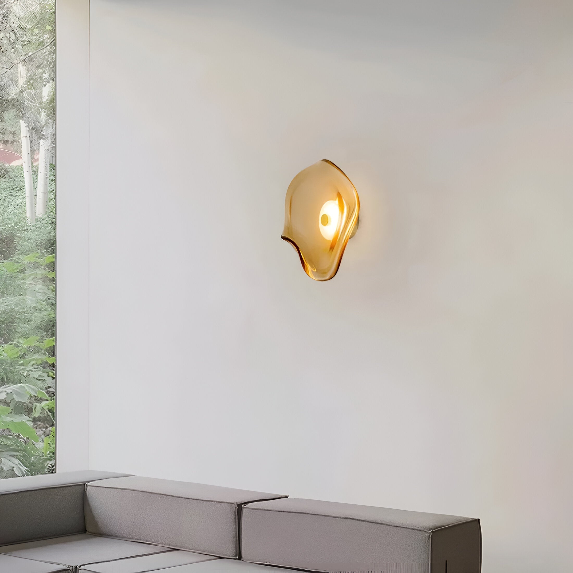 Modern Organic Sculptural LED Wall Sconce