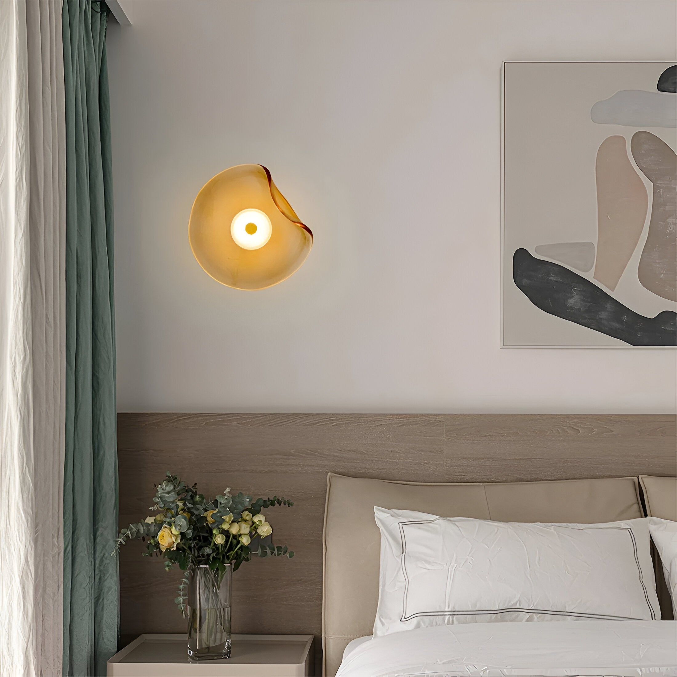 Modern Organic Sculptural LED Wall Sconce