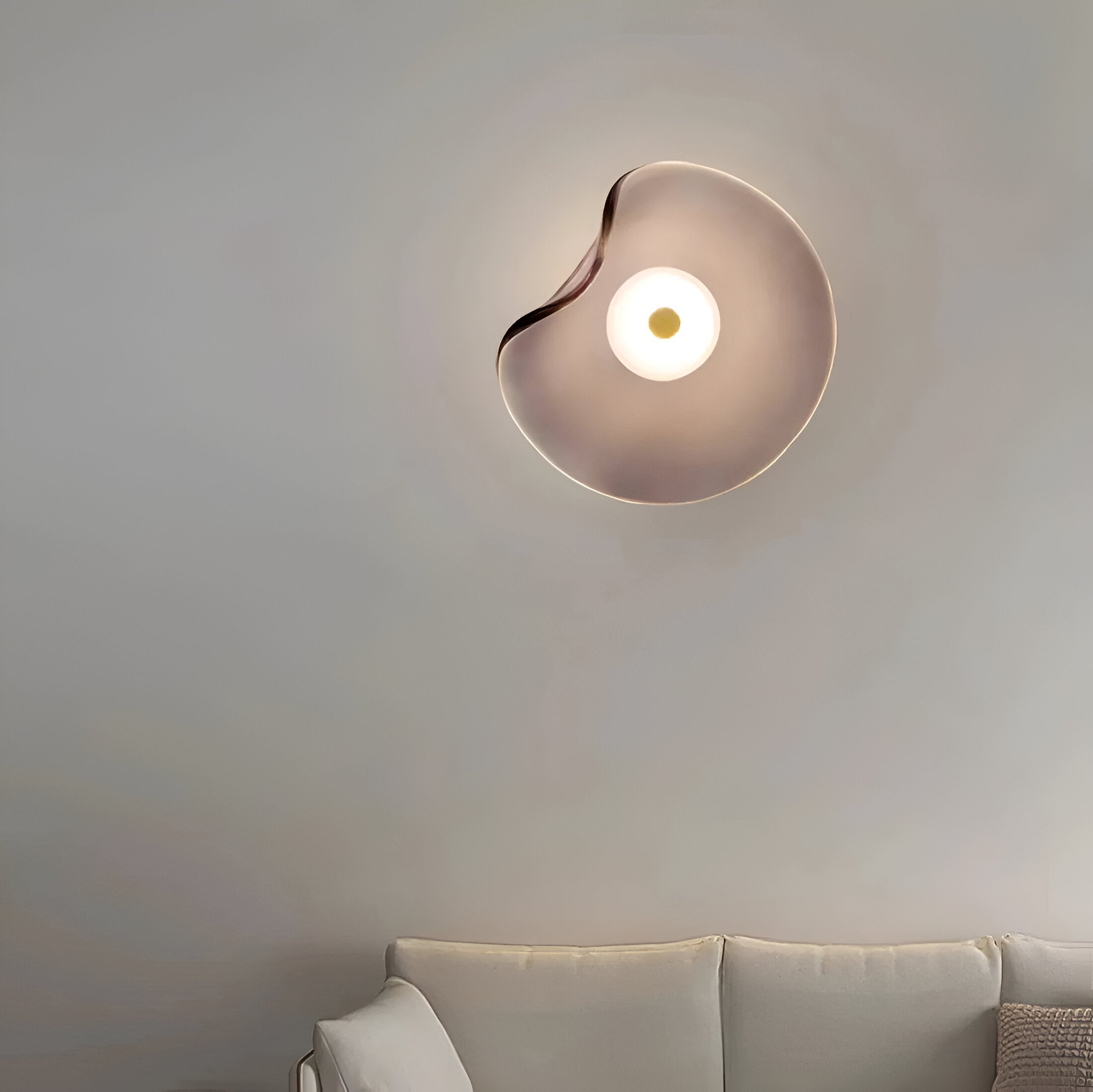 Modern Organic Sculptural LED Wall Sconce