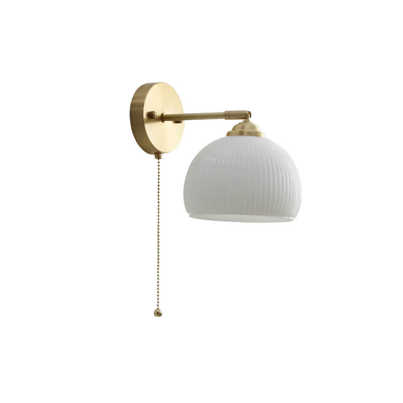 Vintage wall lamp with chain modern