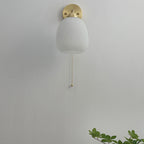 Vintage wall lamp with chain modern