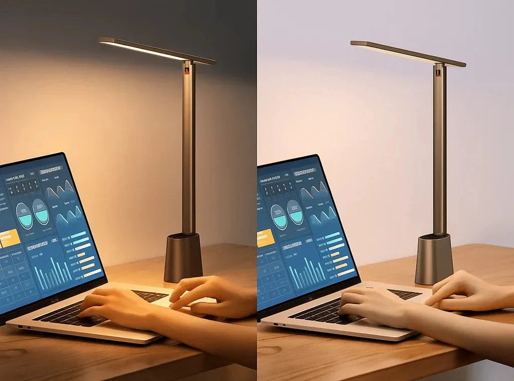 Foldable Smart LED Battery Desk Lamp