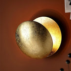 Modern Rotating LED Moon Wall Lamp