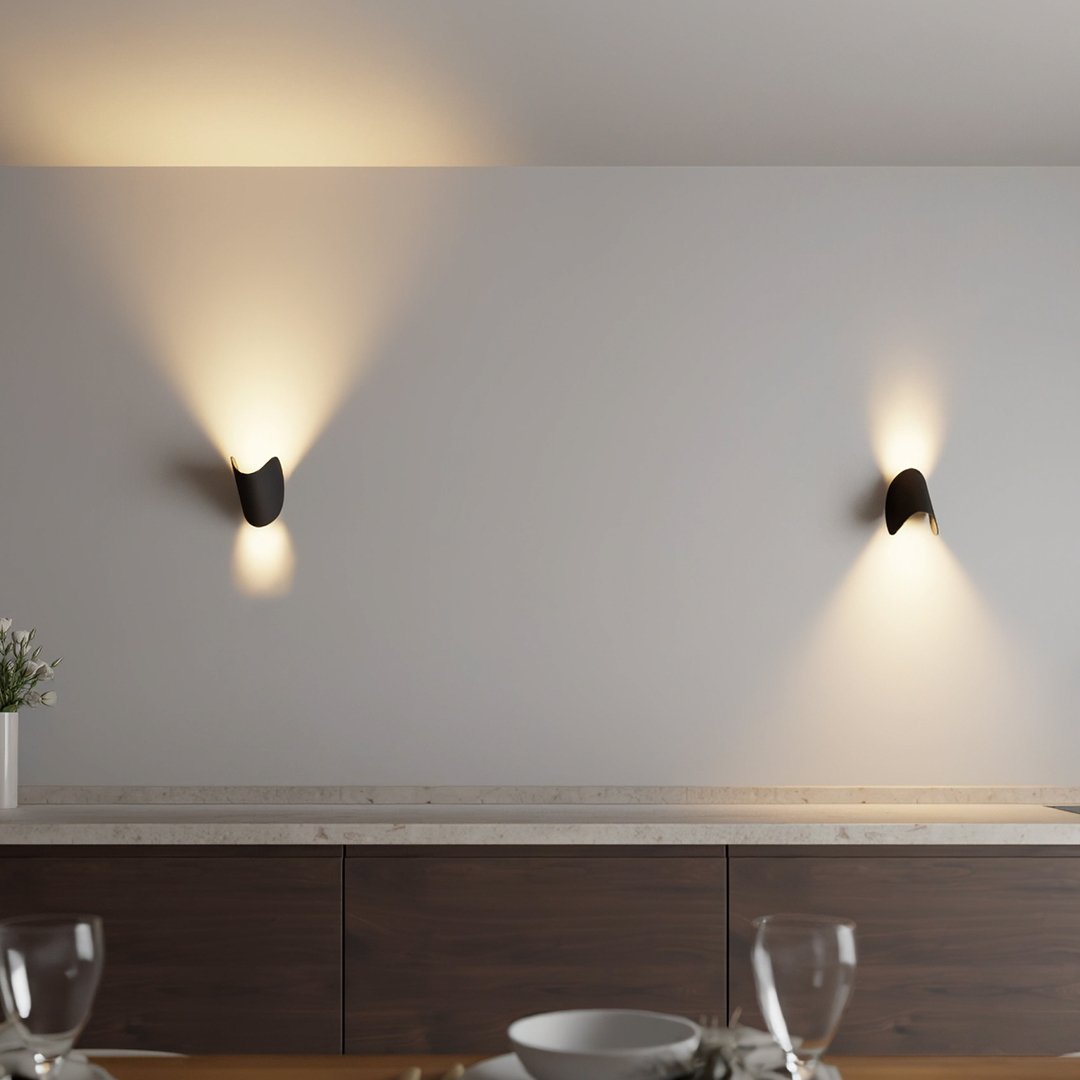 Lampa ścienna LED nowoczesna góra dół