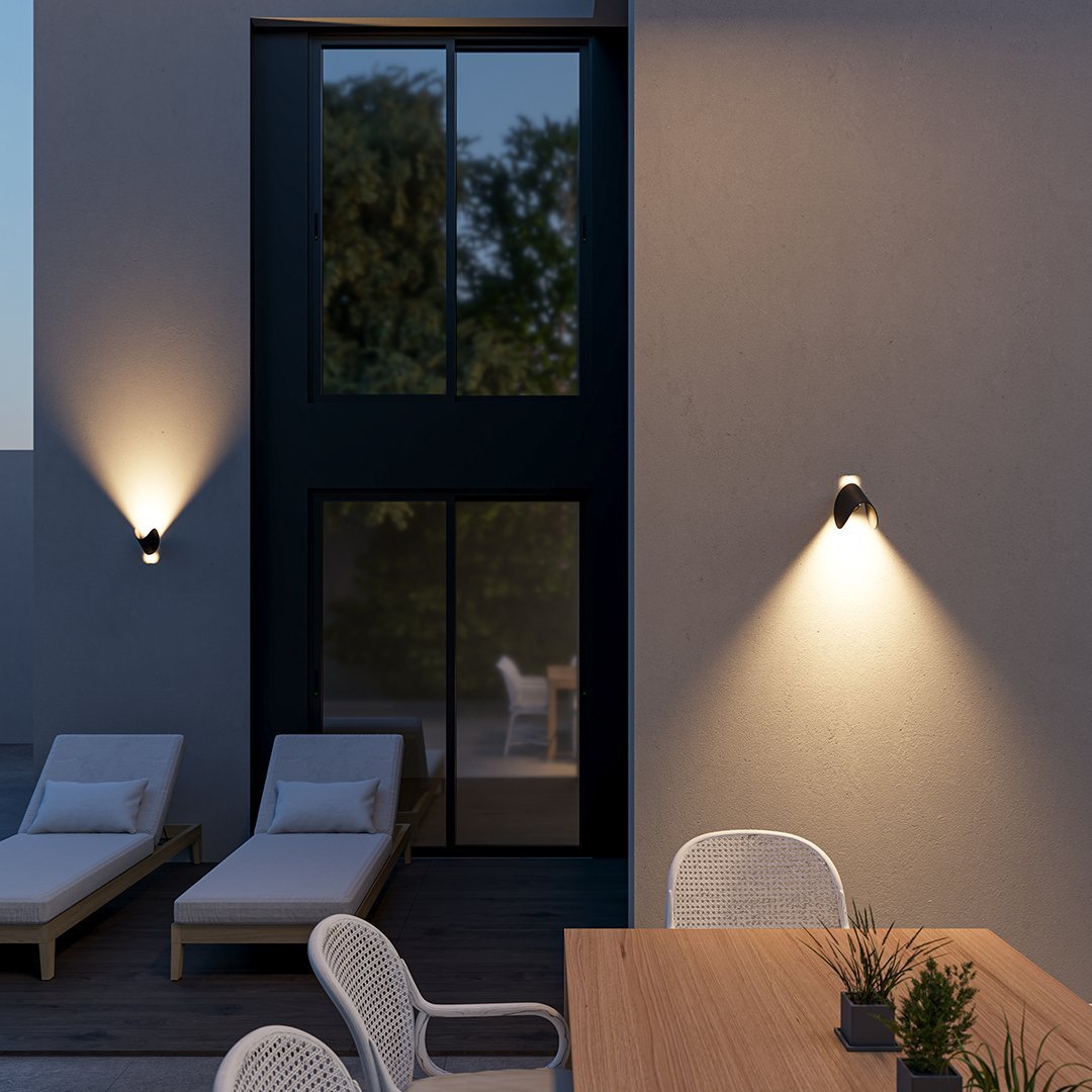 Lampa ścienna LED nowoczesna góra dół