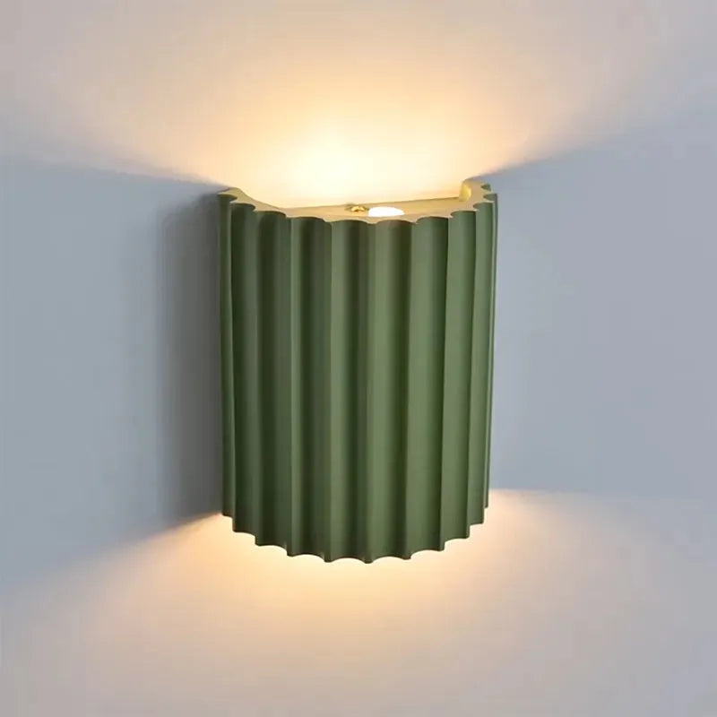 Lampa ścienna LED nowoczesna ryflowana dekoracyjna