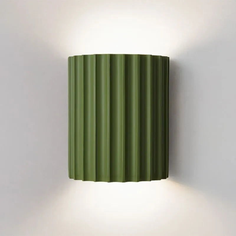 Lampa ścienna LED nowoczesna ryflowana dekoracyjna