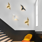 Lampa ścienna LED origami geometryczna