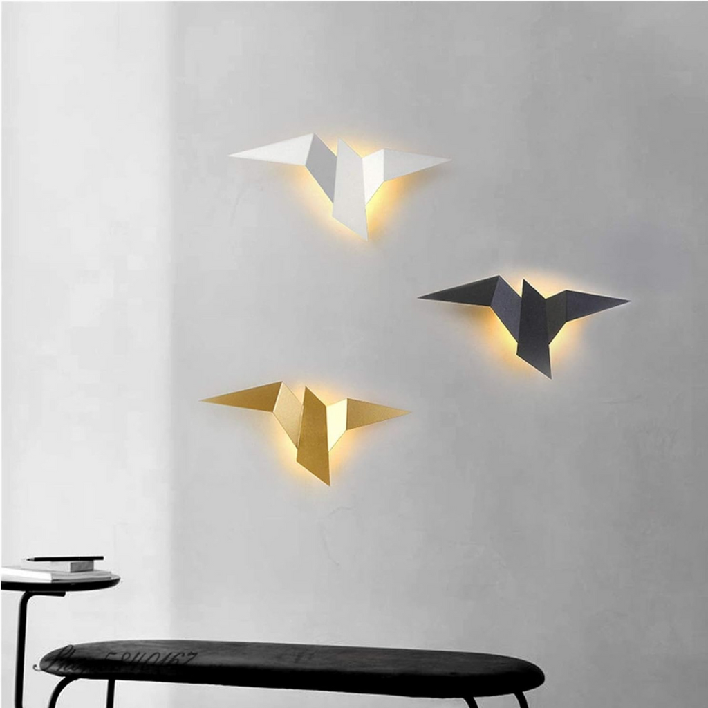 Lampa ścienna LED origami geometryczna