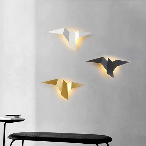 Lampa ścienna LED origami geometryczna