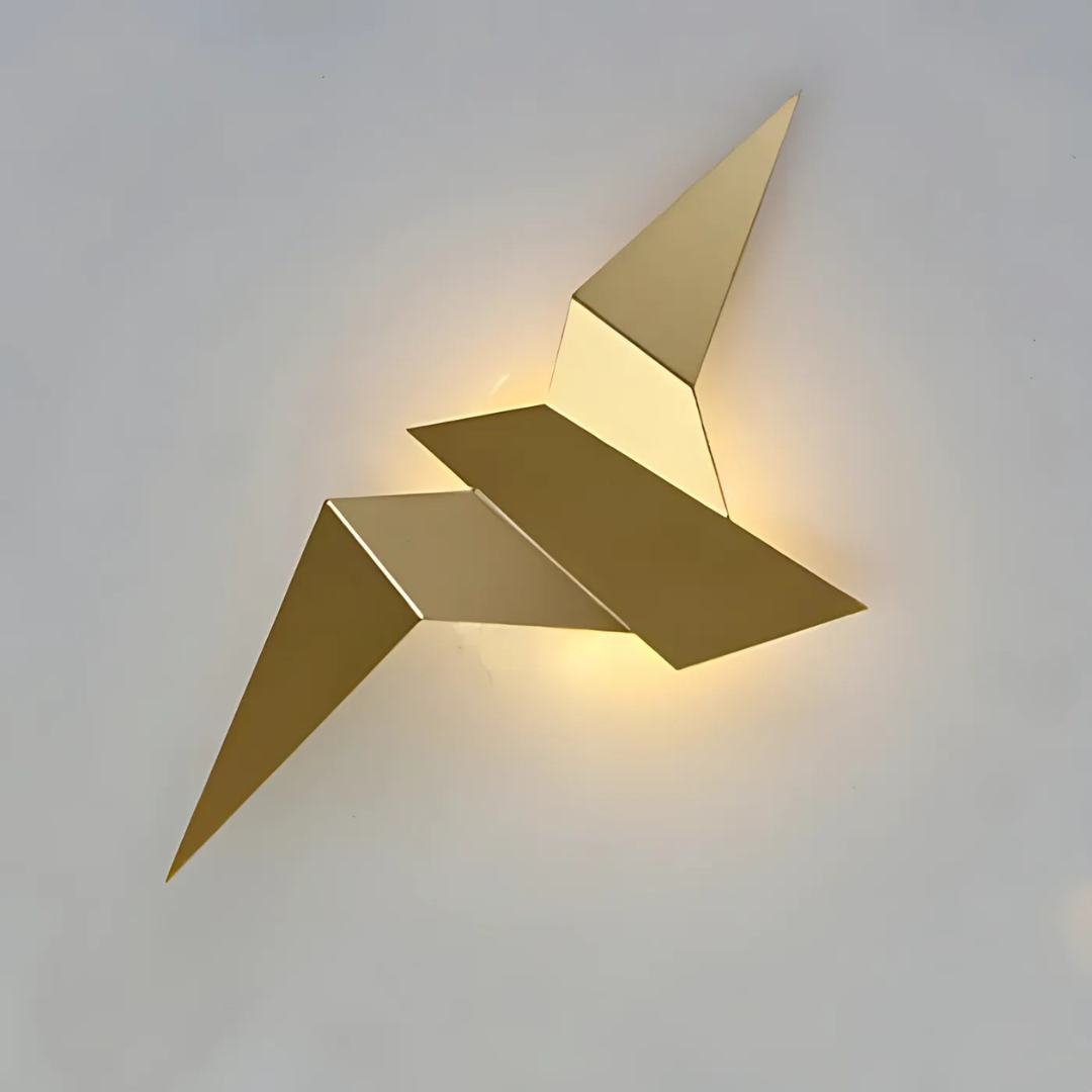 Lampa ścienna LED origami geometryczna