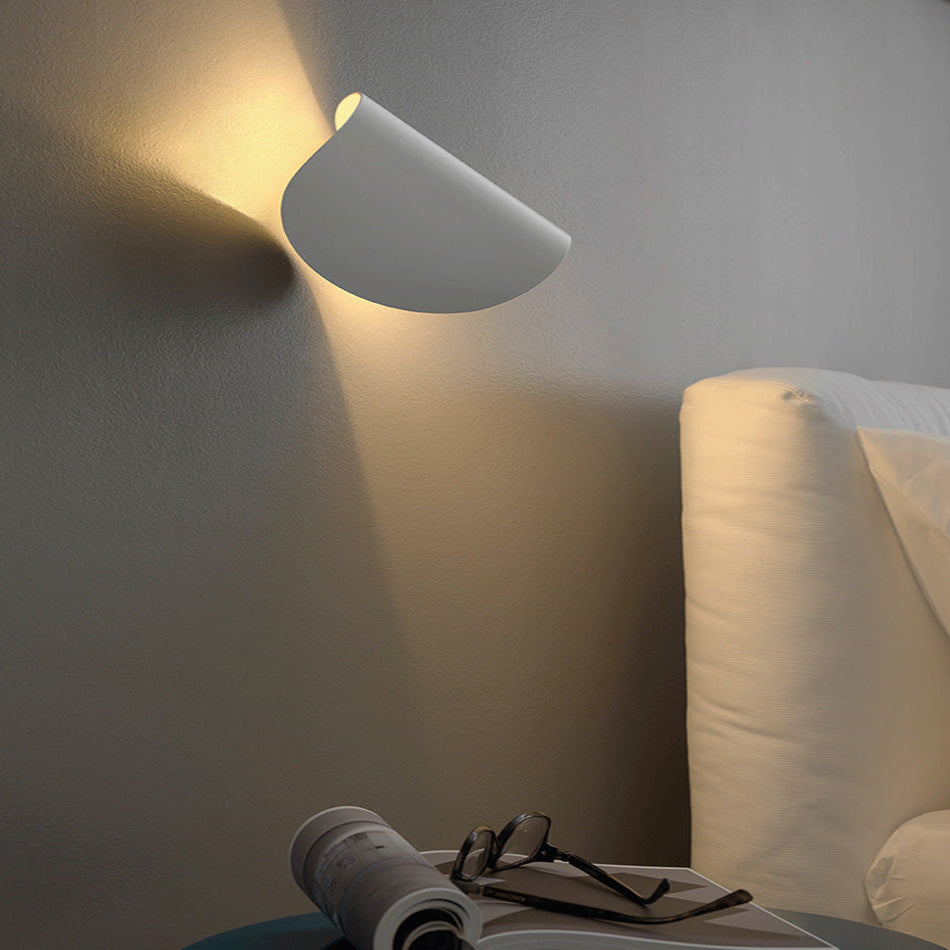 Lampa ścienna LED regulowana cylindryczna nowoczesna góra dół