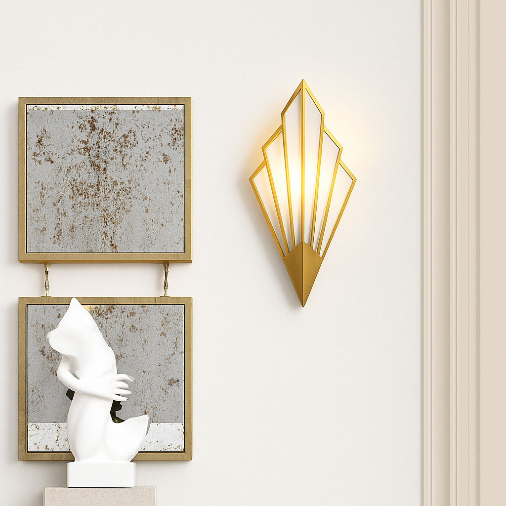 Lampa Ścienna Nowoczesna Geometryczna LED Dekoracyjna