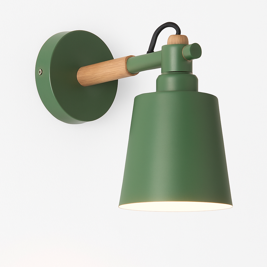 Lampa Ścienna Nowoczesna Nordycka Metalowa