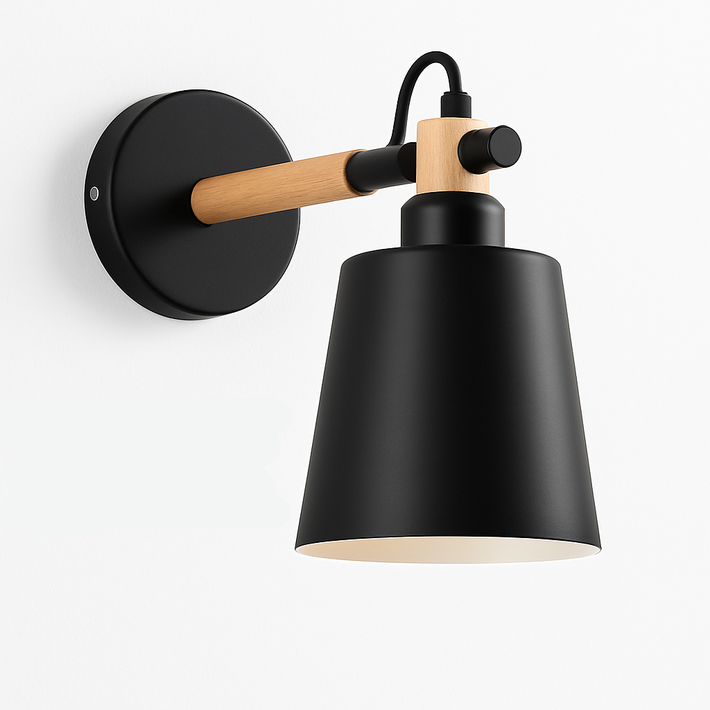 Lampa Ścienna Nowoczesna Nordycka Metalowa