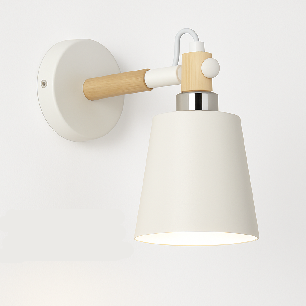 Lampa Ścienna Nowoczesna Nordycka Metalowa