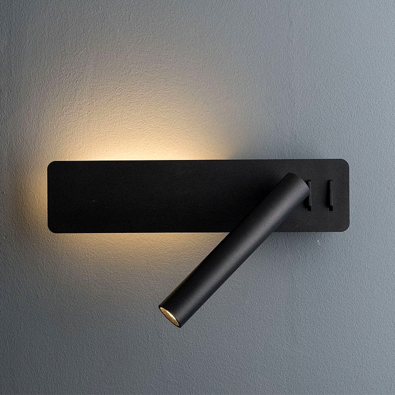 Lampa ścienna do czytania nowoczesna led regulowana