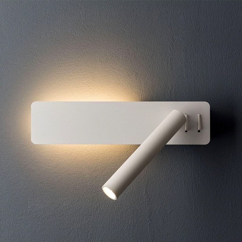 Modern adjustable LED wall reading lamp
