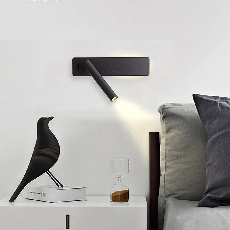 Lampa ścienna do czytania nowoczesna led regulowana