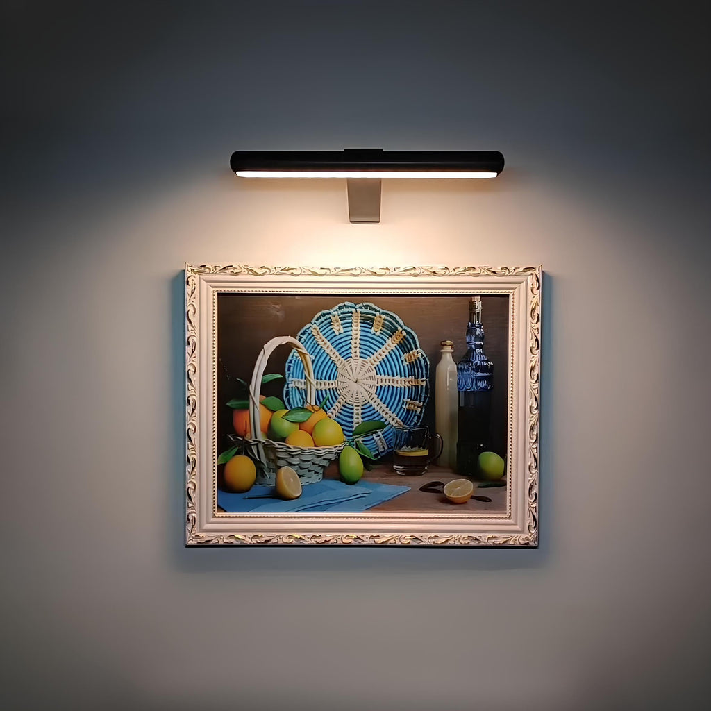 Wireless adjustable LED wall lamp for pictures