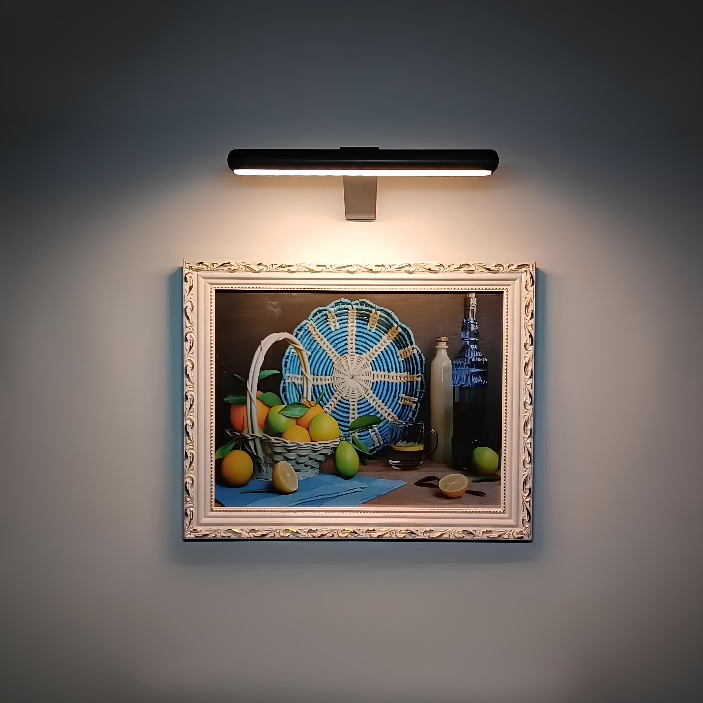 Wireless adjustable LED wall lamp for pictures
