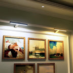 Wireless adjustable LED wall lamp for pictures