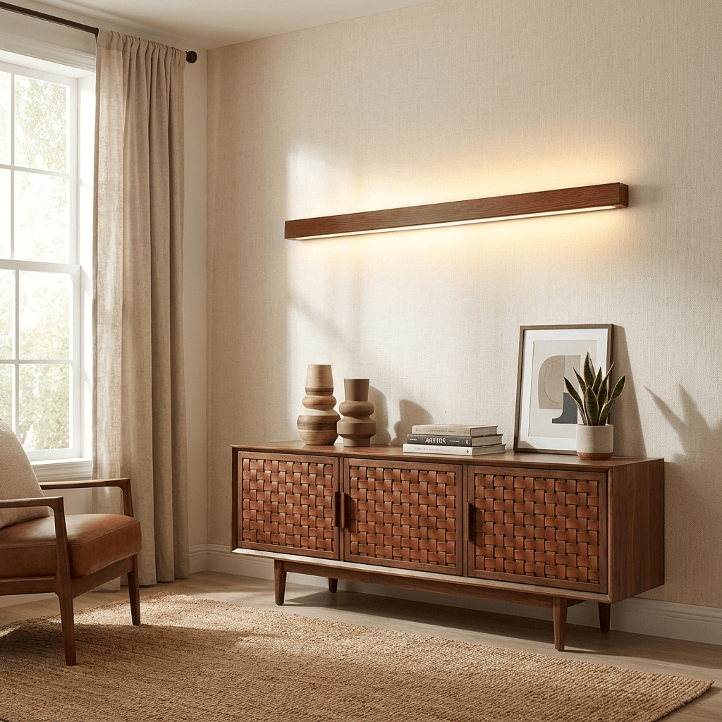 Lampa ścienna minimalistyczna liniowa ambient LED