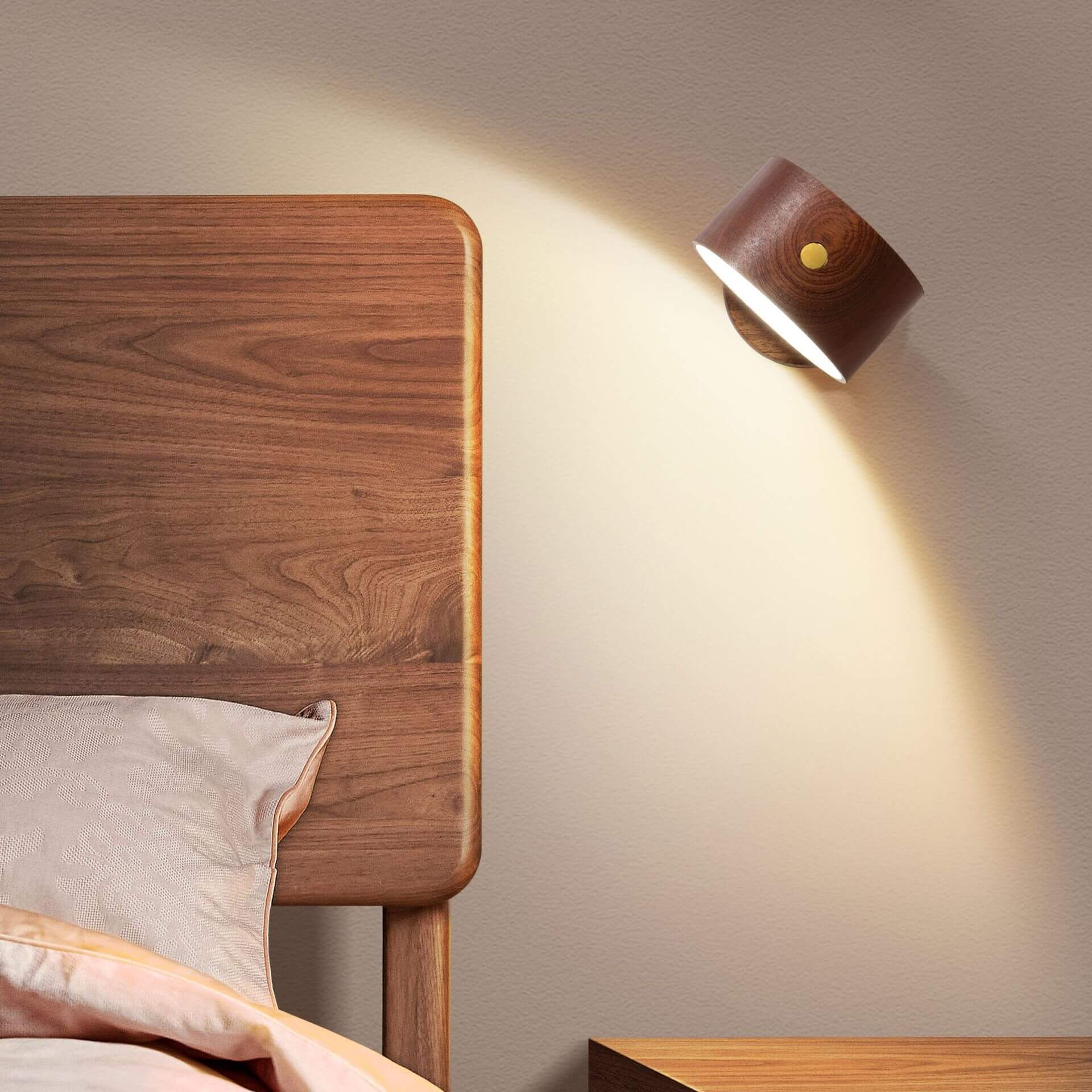Lampa ścienna nowoczesna do czytania USB ładowalna