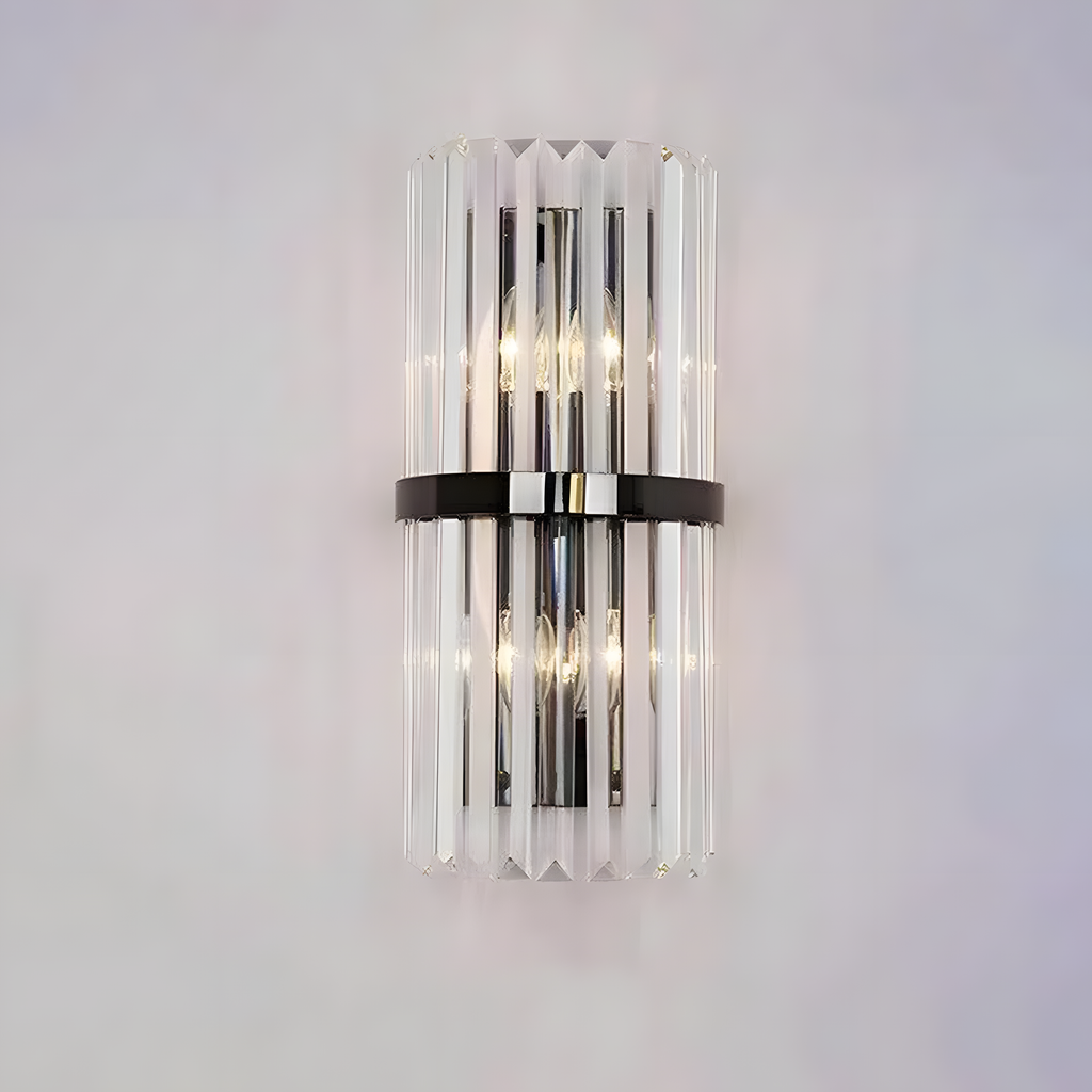 Lampa ścienna nowoczesna kryształowa luksusowa