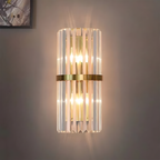 Lampa ścienna nowoczesna kryształowa luksusowa