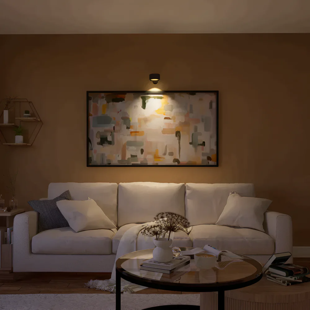 Lampa ścienna nowoczesna led bezprzewodowa regulowana obrotowa
