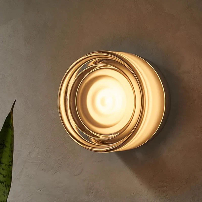 Lampa ścienna nowoczesna led okrągła dekoracyjna