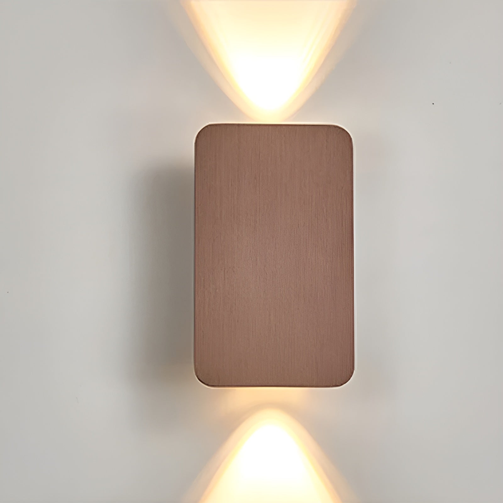 Lampa ścienna nowoczesna led prostokątna góra dół