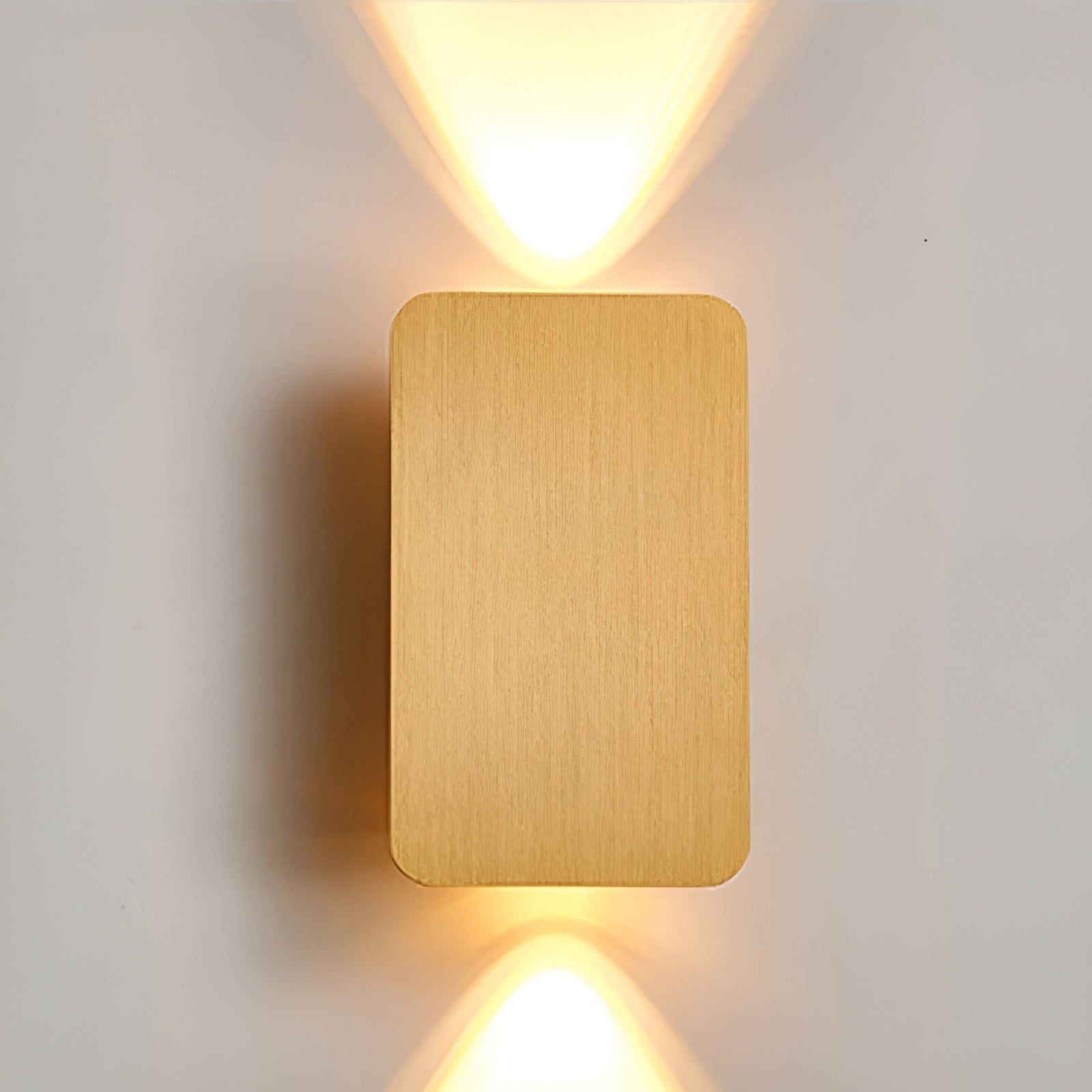 Lampa ścienna nowoczesna led prostokątna góra dół