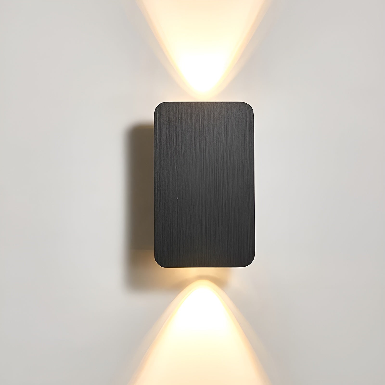 Lampa ścienna nowoczesna led prostokątna góra dół