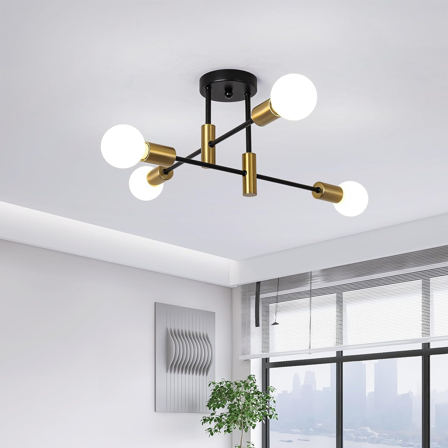 Lampa sufitowa nowoczesna sputnik kule